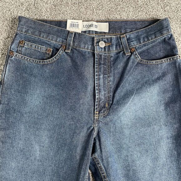 Gap Loose Fit Straight Leg Women's Jeans Blue Faded Denim Size 8 Regular NEW - Picture 6 of 12